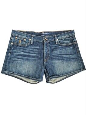 Ralph Lauren Sport Blue Jorts Cotton Womens Sz 32 (36) Summer NWT